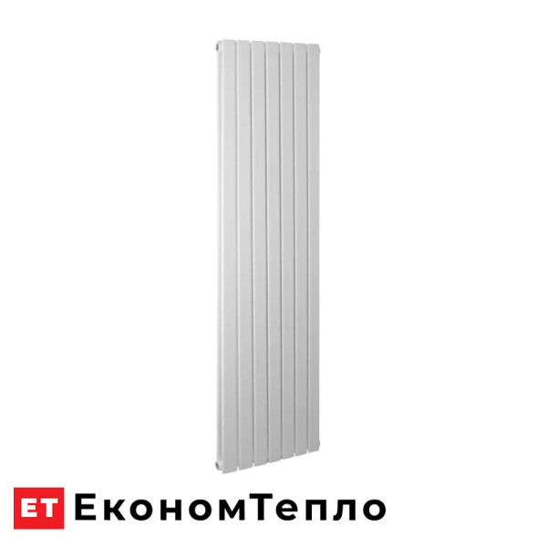 Розмір та підключення Betatherm Blende 1 1400x394 RAL9016 (Нижнє по центру) 575 W