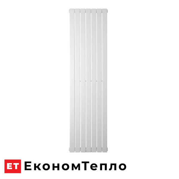 Розмір та підключення Betatherm Blende 1 1400x394 RAL9016 (Нижнє по центру) 575 W