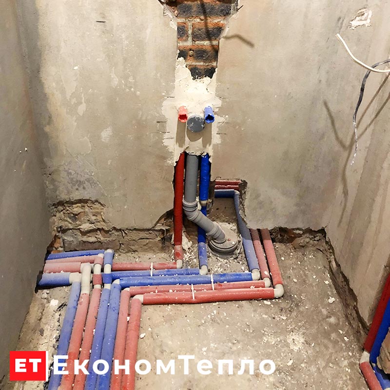 Монтаж системи водопостачання
