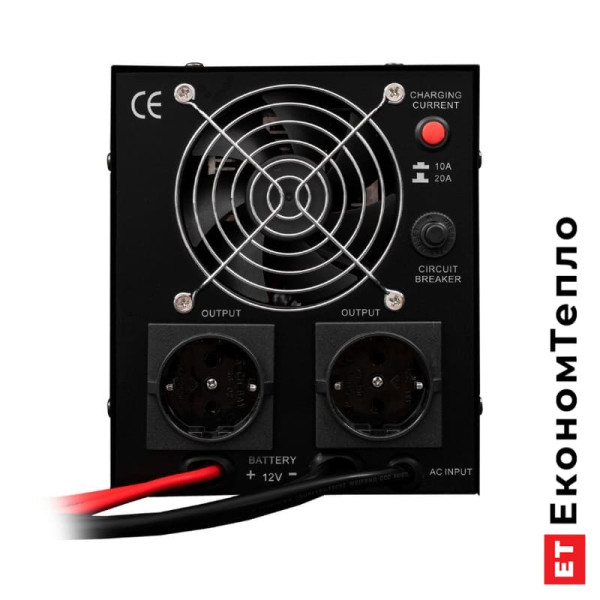 ДБЖ з правильною синусоїдою LogicPower 12V LPY-PSW-1000VA+ (700Вт) 10A/20A