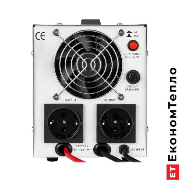 ДБЖ з правильною синусоїдою LogicPower 12V LPY-PSW-800VA+(560Вт)5A/15A