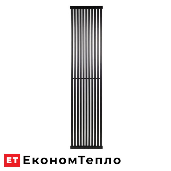 Трубчастий радіатор Betatherm PS Style 1 1800x477 RAL9005 (Підключення нижнє по центру) 984 W