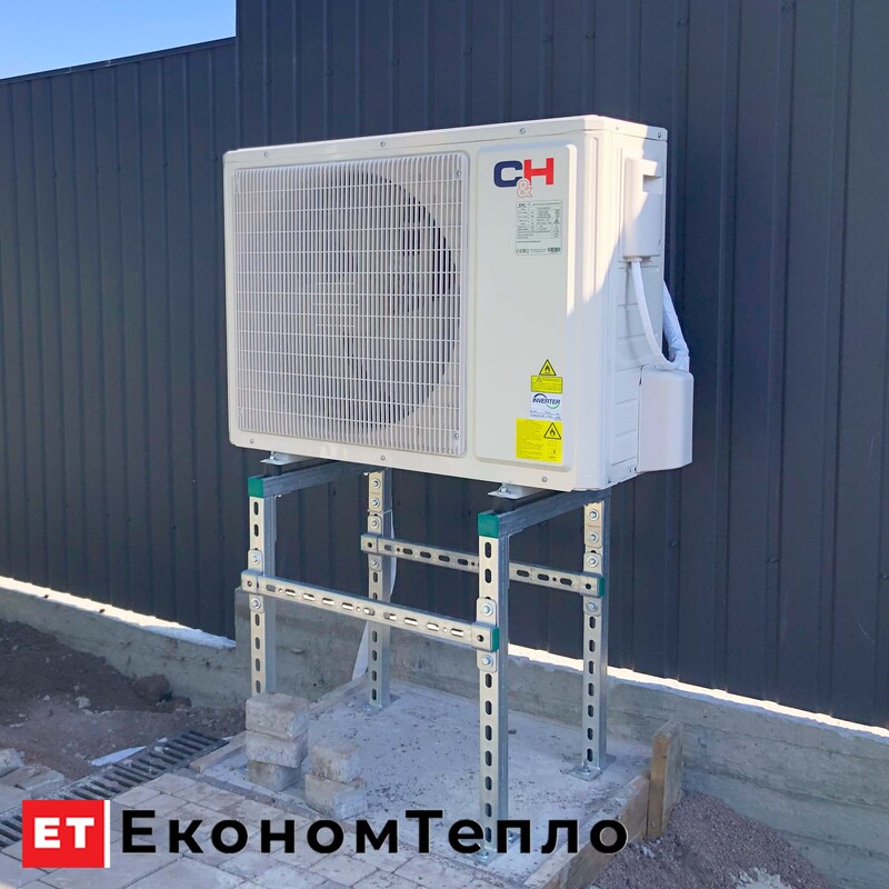 с. Гамаліївка. Змонтований тепловий насос Cooper&Hunter та вентиляція з рекуперацією тепла в каркасному будинку image