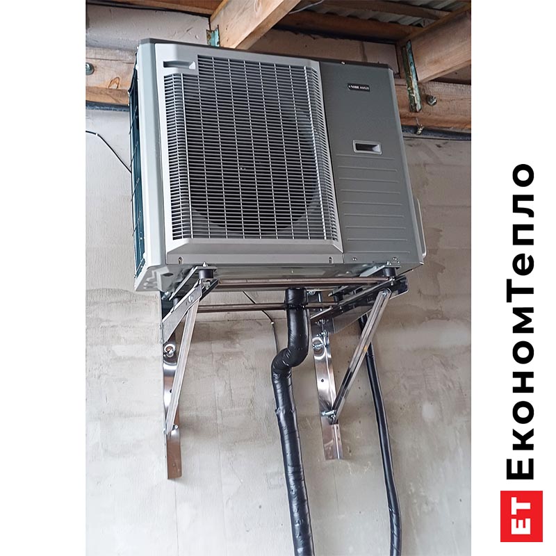 с. Скнилів. Змонтований тепловий насос NIBE AMS 20-10 з внутрішнім блоком NIBE SHB 20-12 EM image
