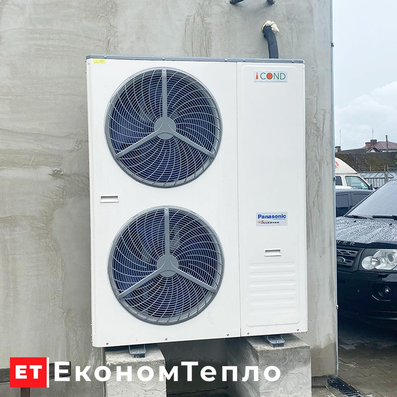 м. Володимир. Змонтований тепловий насос повітря-вода iCOND iPower 30 квт image