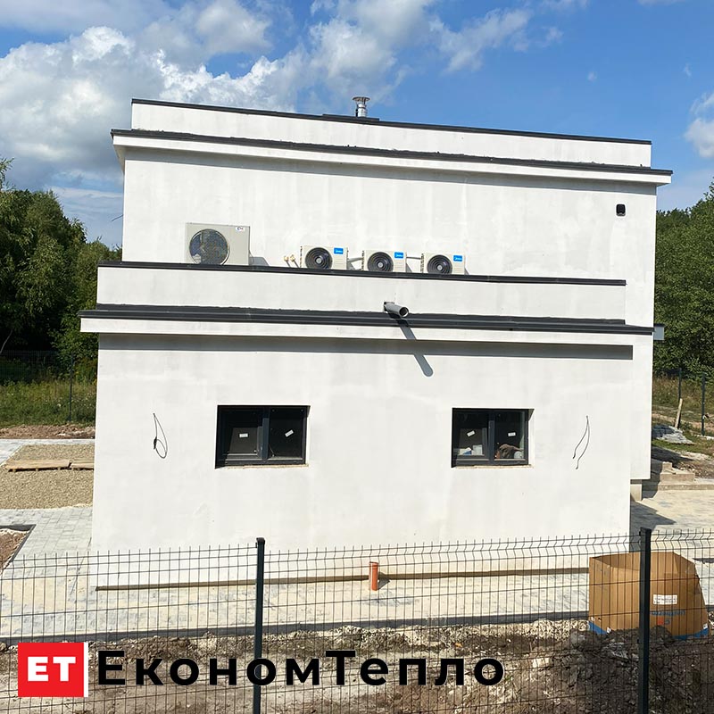 с. Шпильчина. Змонтований тепловий насос Cooper&Hunter UNITHERM M image