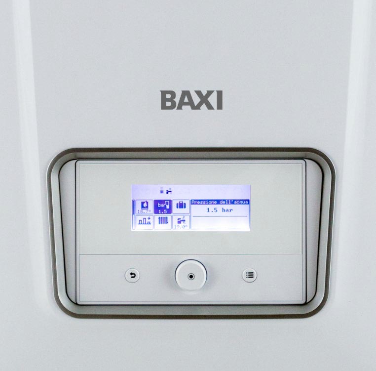 Панель керування газового котла Baxi Luna Century 24 кВт: