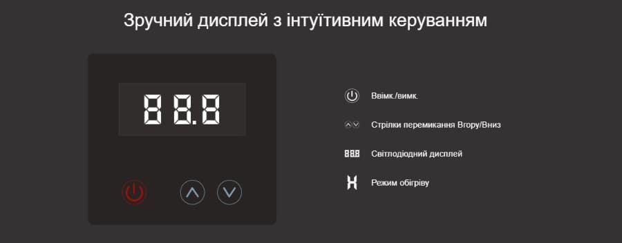 Дисплей теплового насосу Aquajoy Mini Дисплей теплового насосу Aquajoy Mini